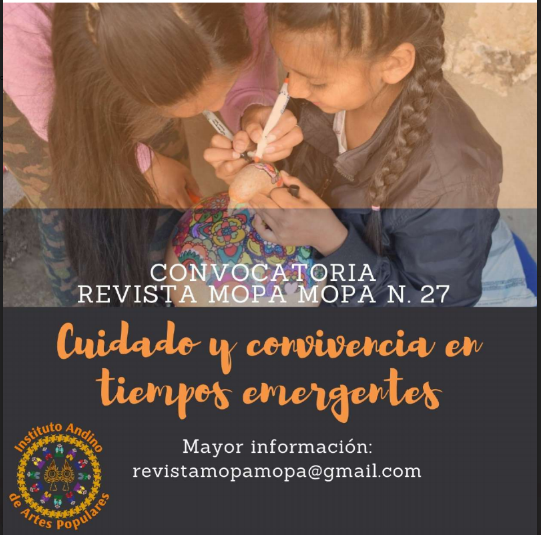 Convocatoria Revista Mopa Mopa