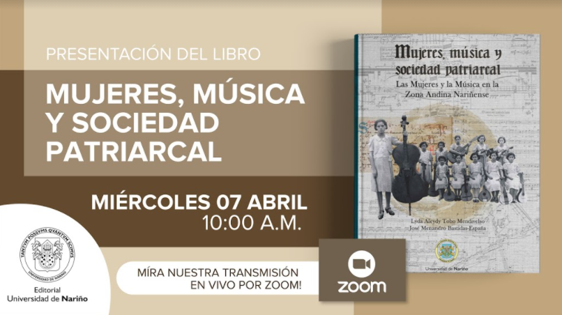 Grabación lanzamiento del libro “Mujeres, música y sociedad patriarcal”