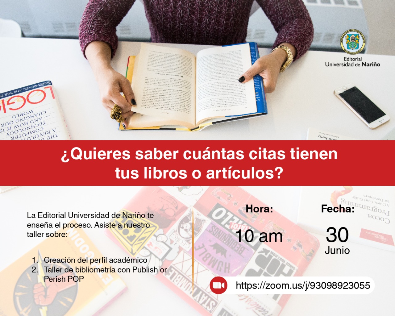 Invitación taller: Creación de perfil académico y bibliometría