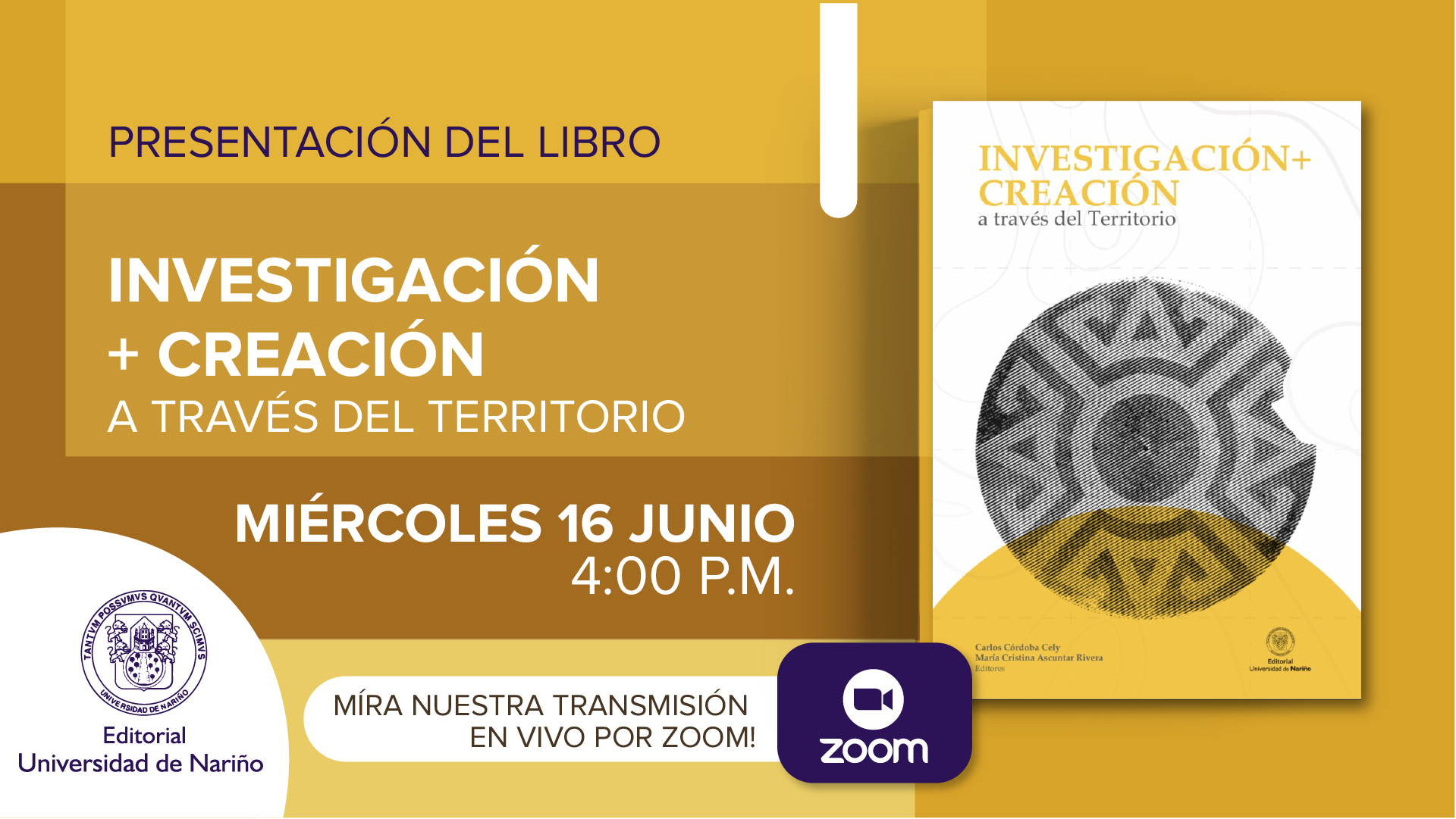 Grabación lanzamiento: Investigación + creación a través del territorio